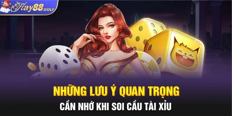 Những lưu ý quan trọng cần nhớ khi soi cầu Tài Xỉu