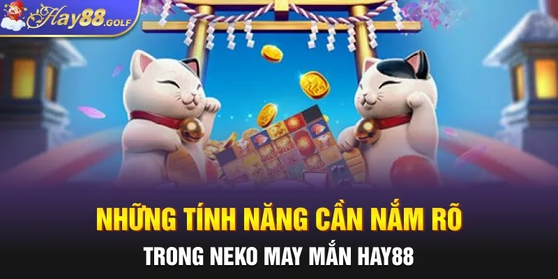 Những tính năng cần nắm rõ trong Neko May Mắn HAY88